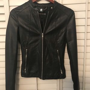 Pleather Express moto jacket
